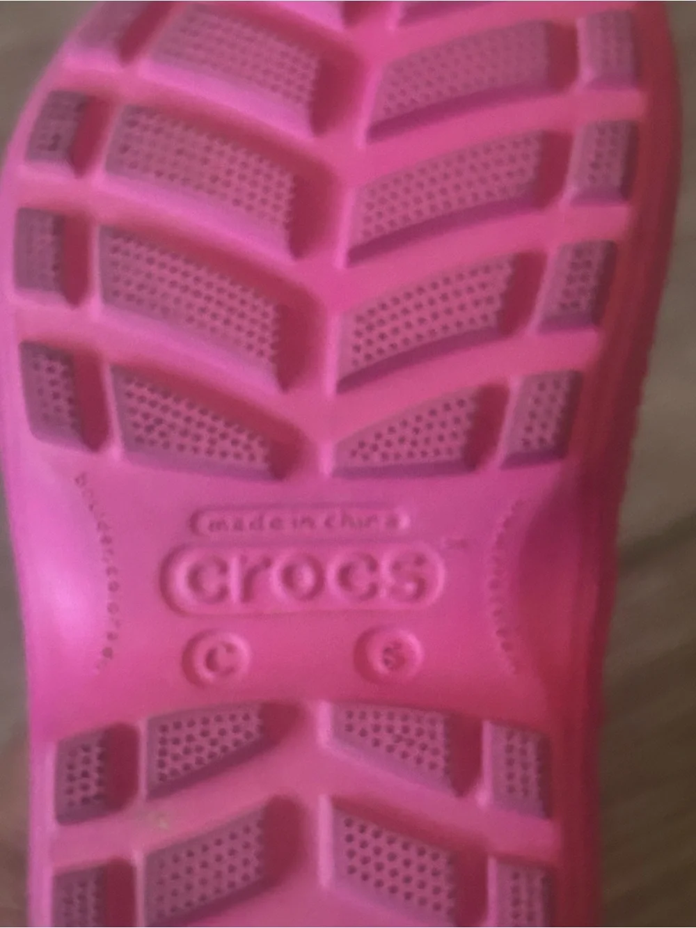 Crocs Kids' Pink Rain Boots Size 6